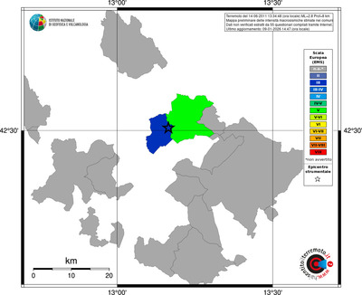 Mappa EMS - territori comuni