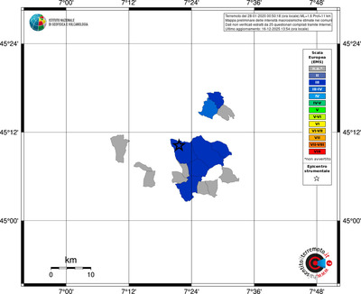 Mappa EMS - territori comuni