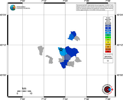 Mappa MCS - territori comuni