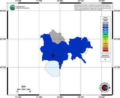 Mappa EMS - territori comuni