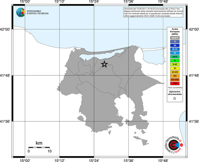 Mappa EMS - territori comuni