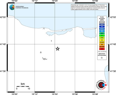 Mappa EMS - territori località