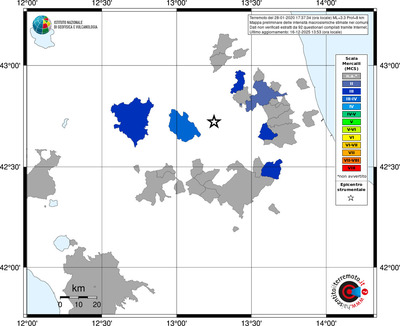 Mappa MCS - territori comuni