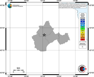 Mappa MCS - territori comuni