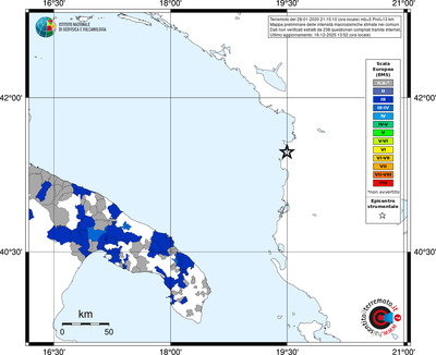 Mappa EMS - territori comuni