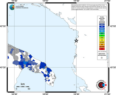 Mappa MCS - territori comuni