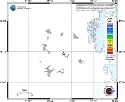 Mappa EMS - territori località