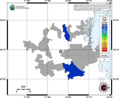Mappa EMS - territori comuni