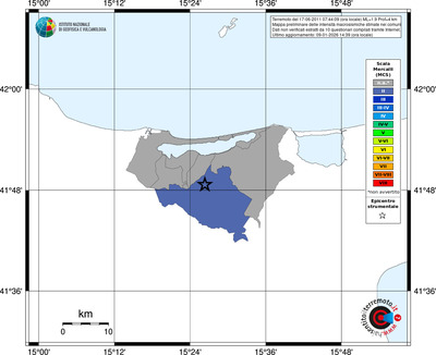 Mappa MCS - territori comuni