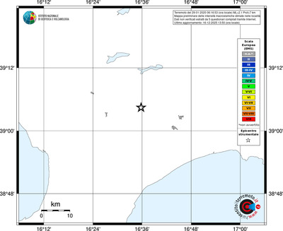 Mappa EMS - territori località