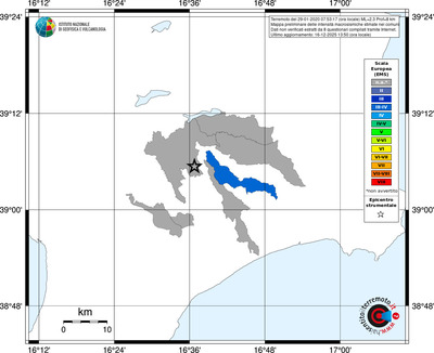 Mappa EMS - territori comuni