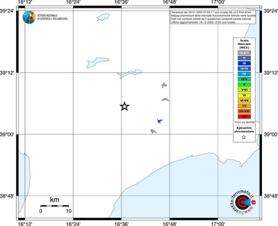Mappa MCS - territori località