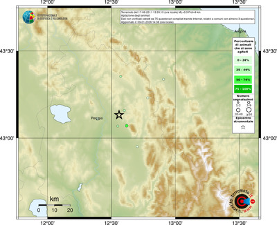 Mappa comuni con almeno 3 questionari