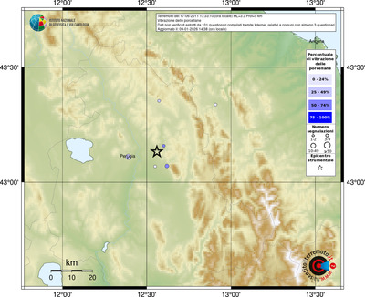 Mappa comuni con almeno 3 questionari