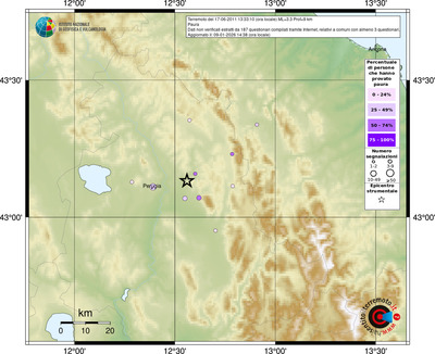 Mappa comuni con almeno 3 questionari