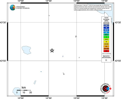 Mappa EMS - territori località