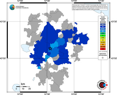 Mappa EMS - territori comuni