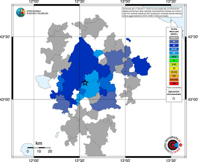 Mappa MCS - territori comuni