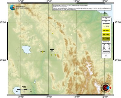 Mappa comuni con almeno 3 questionari