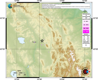 Mappa comuni con almeno 3 questionari