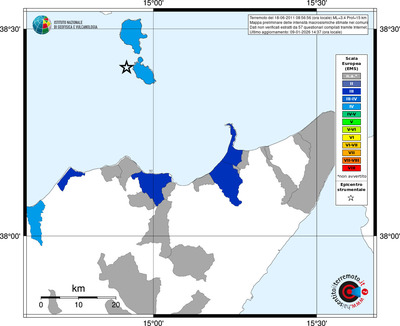 Mappa EMS - territori comuni