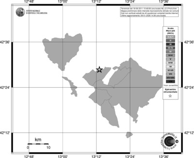 Mappa MCS - territori comuni