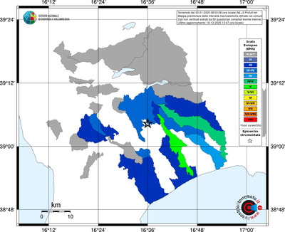 Mappa EMS - territori comuni