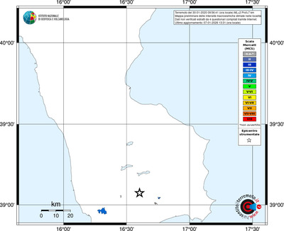Mappa MCS - territori località