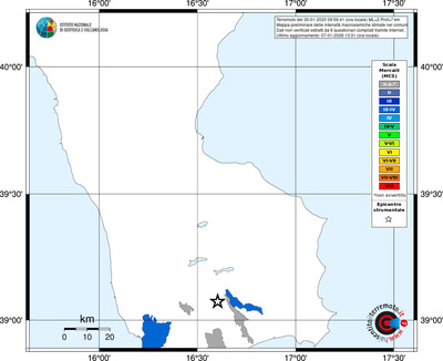 Mappa MCS - territori comuni