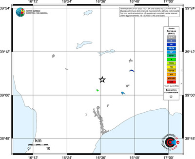 Mappa EMS - territori località