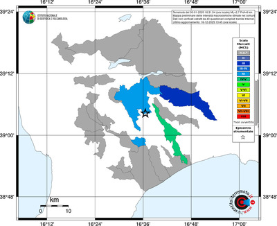 Mappa MCS - territori comuni