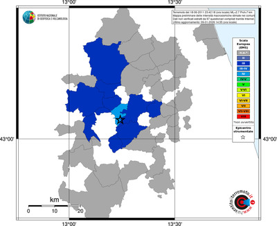 Mappa EMS - territori comuni