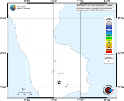 Mappa EMS - territori località