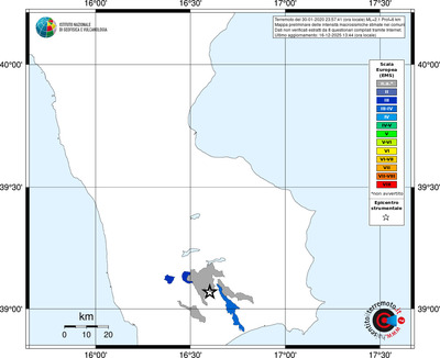 Mappa EMS - territori comuni