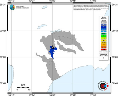 Mappa MCS - territori comuni
