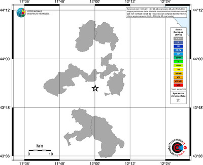 Mappa EMS - territori comuni