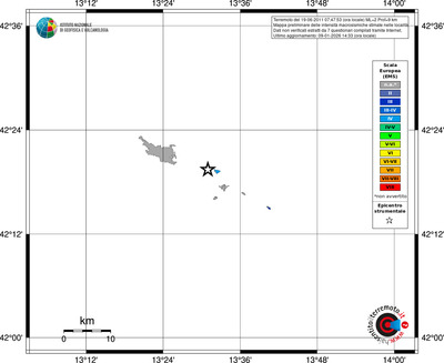Mappa EMS - territori località