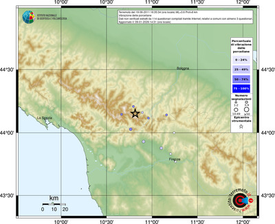 Mappa comuni con almeno 3 questionari