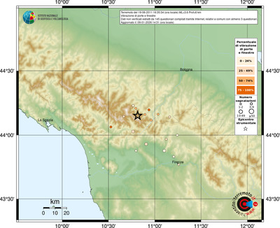 Mappa comuni con almeno 3 questionari