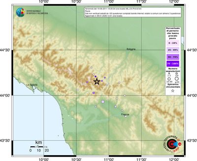 Mappa comuni con almeno 3 questionari