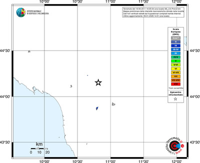Mappa EMS - territori località