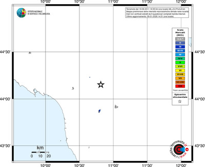 Mappa MCS - territori località