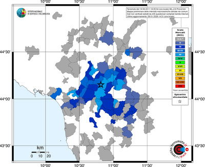 Mappa MCS - territori comuni