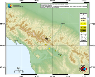 Mappa comuni con almeno 3 questionari