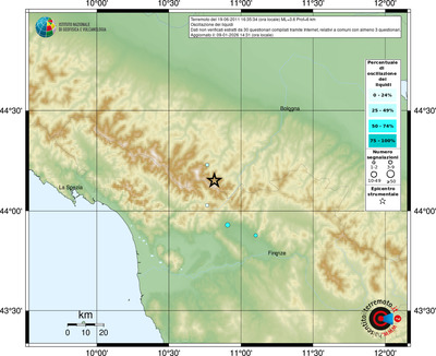 Mappa comuni con almeno 3 questionari