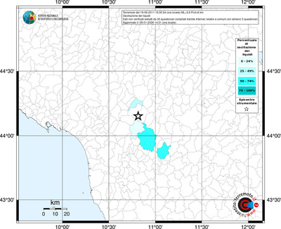 Mappa territorio comunale con almeno 3 questionari