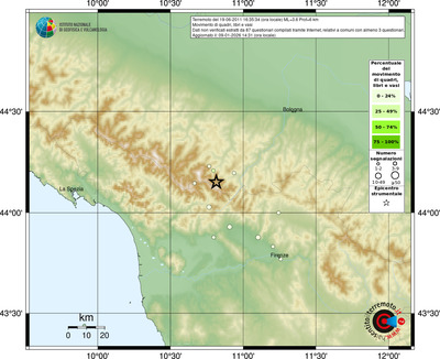 Mappa comuni con almeno 3 questionari