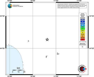 Mappa MCS - territori località