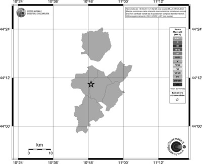 Mappa MCS - territori comuni