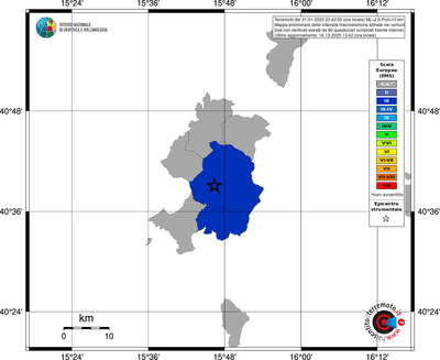 Mappa EMS - territori comuni